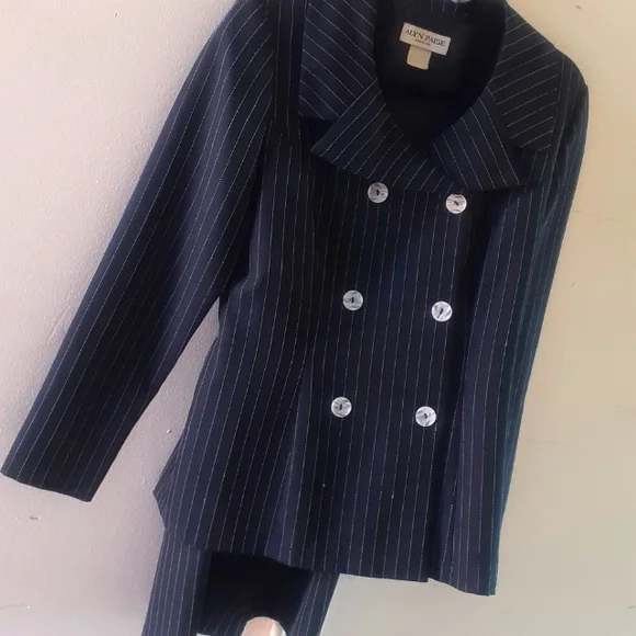 Alyn Paige | Pants & Jumpsuits | Alan Paige Black Pinstripe Mini Skirt Suit Size M | Poshmark Alyn Paige | Pants & Jumpsuits | Alan Paige Black Pinstripe Mini Skirt Suit Size M | Poshmark